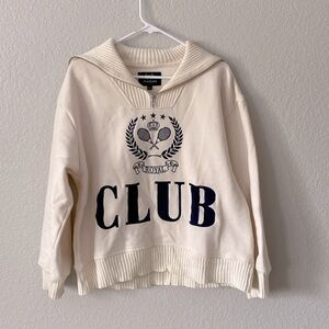ellandemm club Royal sweatshirt, sailor style